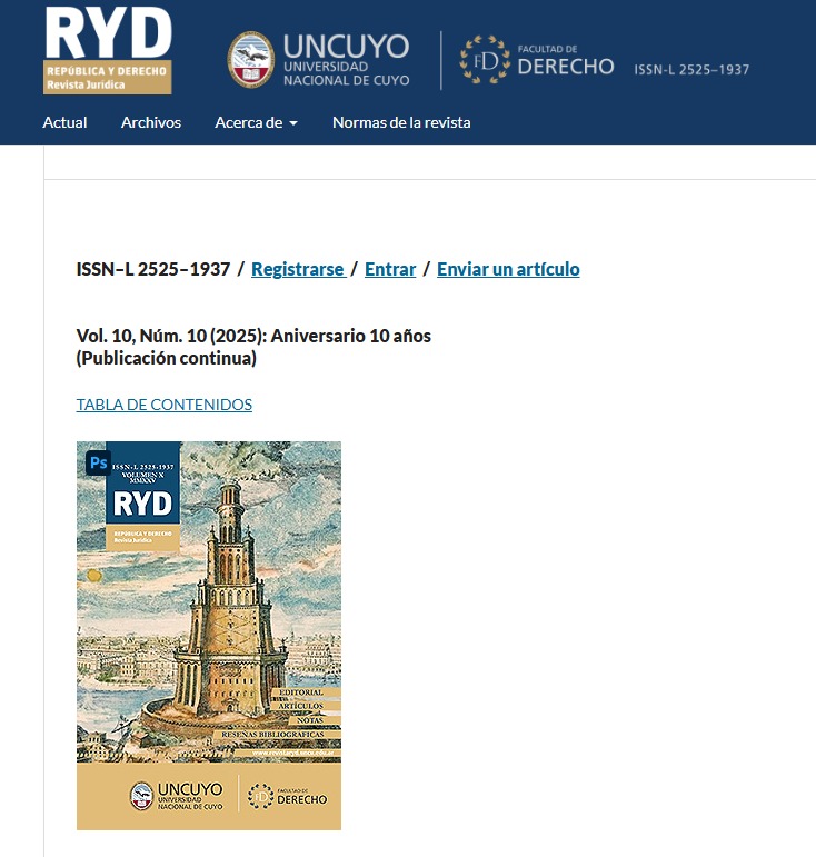 foto revista derecho